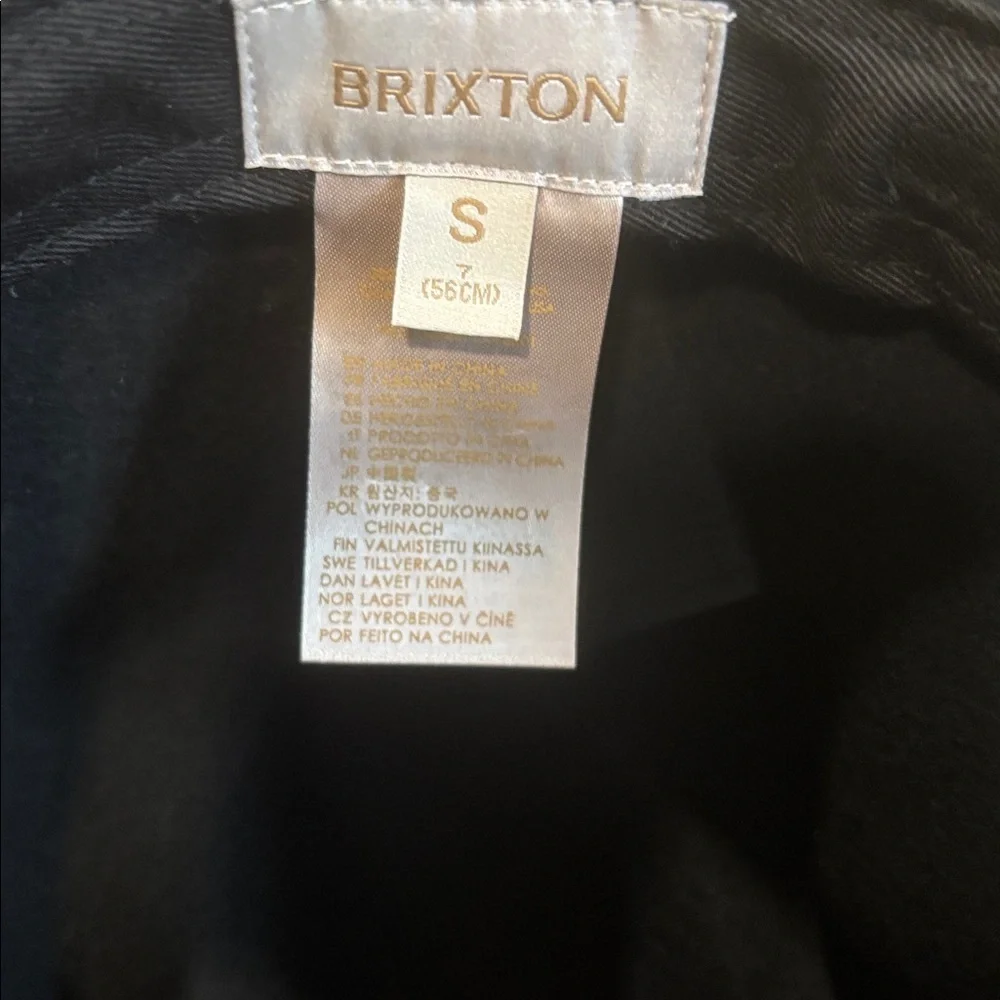 Brixton Hat black Bow accent